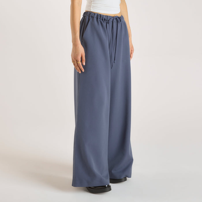 Relaxed-Fit Tailored Trousers - Blue