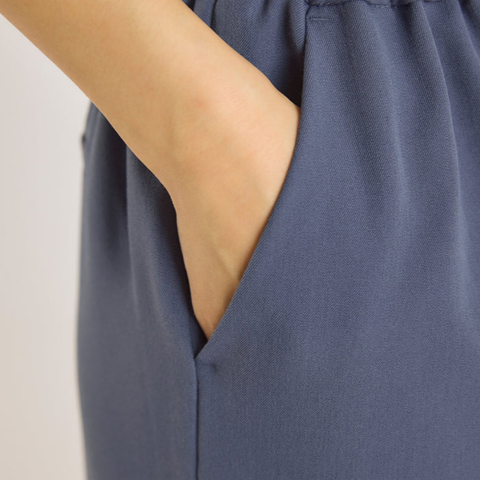 Relaxed-Fit Tailored Trousers - Blue