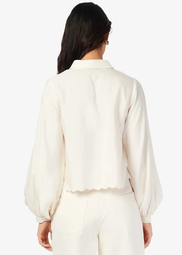 Cami NYC Rhonda Blouse in Macadamia