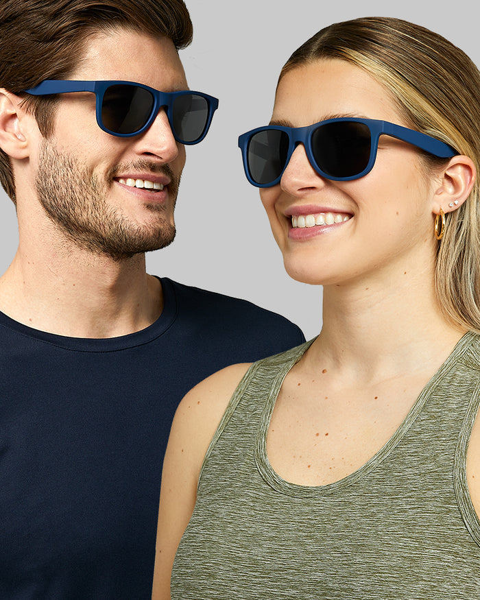 32 Degrees Dark Marine _ Unisex Round Sport Polarized Sunglasses