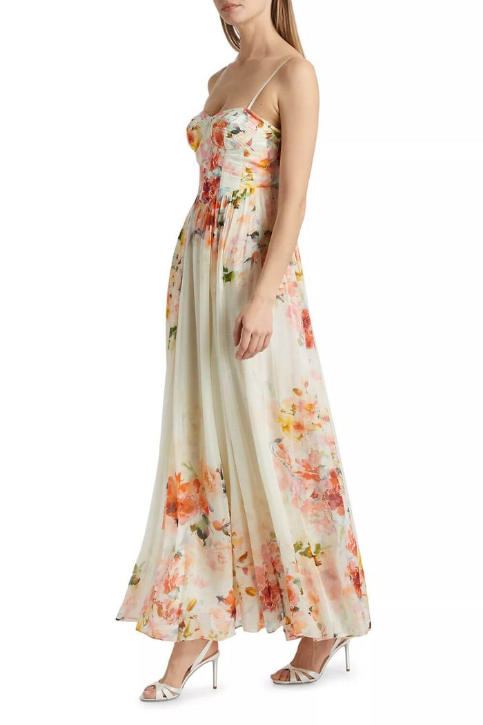 Hemant & Nandita Saba Corsetted Long Dress