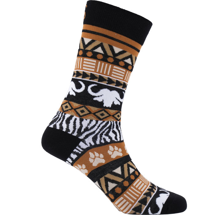 Safari Print Bamboo Socks
