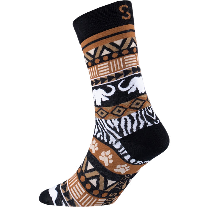 Safari Print Bamboo Socks