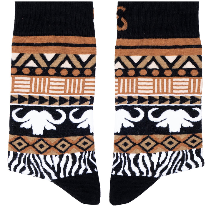 Safari Print Bamboo Socks