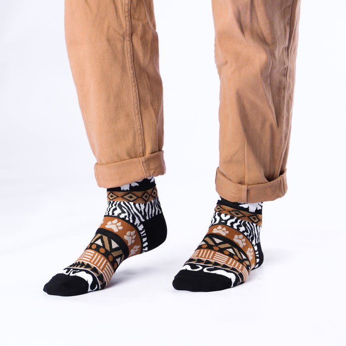 Safari Print Bamboo Socks