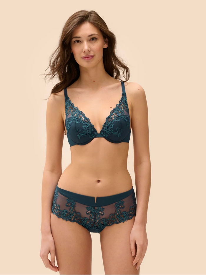 Saga Boyshort in Prestige Blue