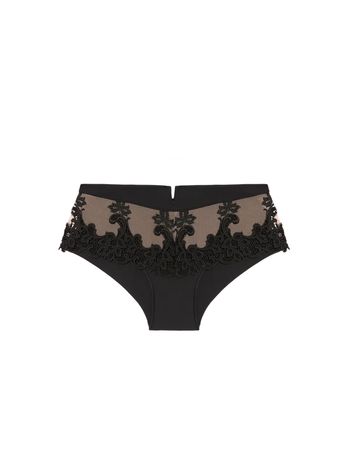 Simone Perele Saga Shorty in Noir Tattoo product view