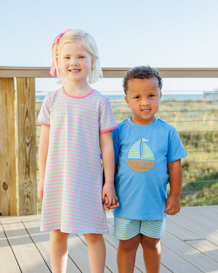 Sailin' Away Short Set