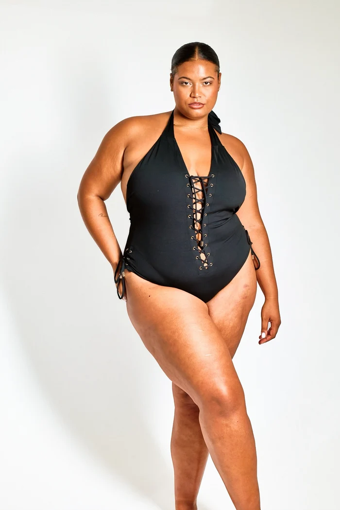 (Sample Sale) Award Winning: The Lace Me Up Sculpting Swimsuit
