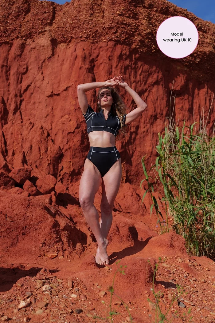 (Sample Sale) High Waisted Tummy Control ‘Shelby’ Bottoms - Recycled Fabric