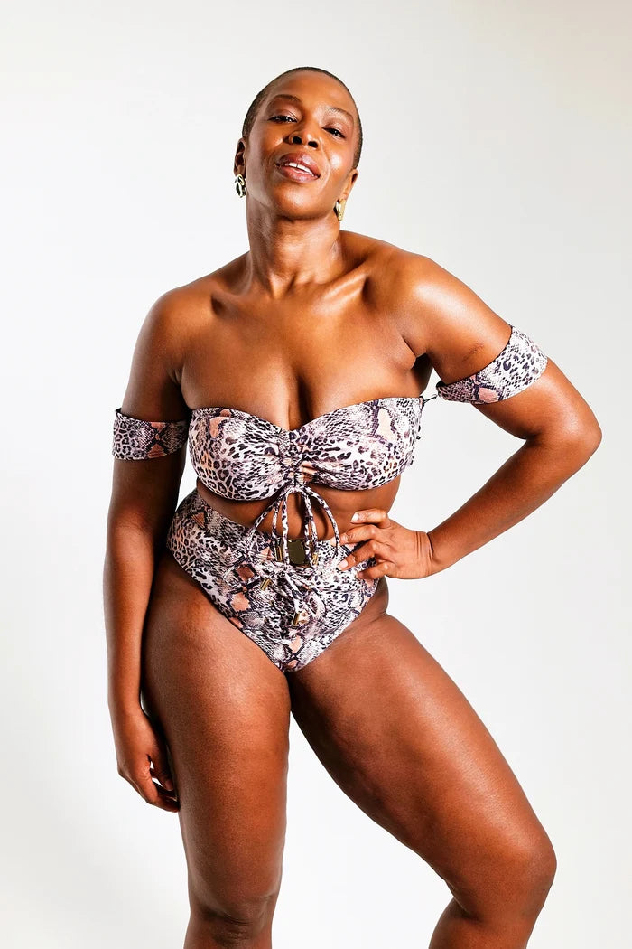 (Sample Sale) The Artemis Bandeau Top With Adjustable Drawcords