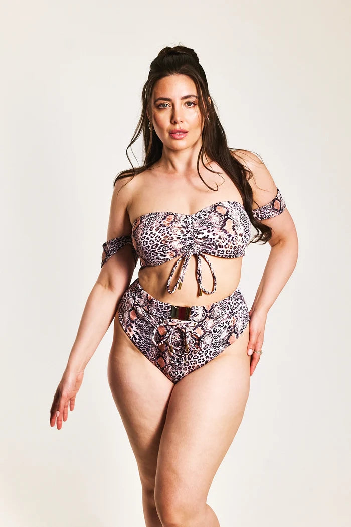 (Sample Sale) The Artemis High Waisted Sculpting Bikini Bottoms