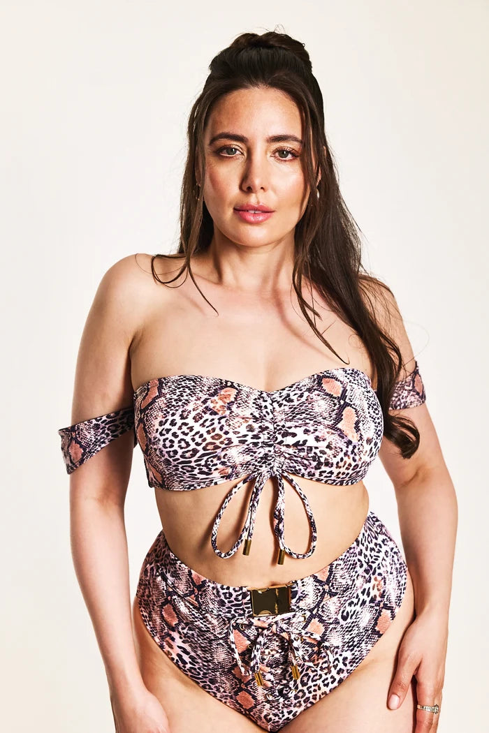 (Sample Sale) The Artemis High Waisted Sculpting Bikini Bottoms