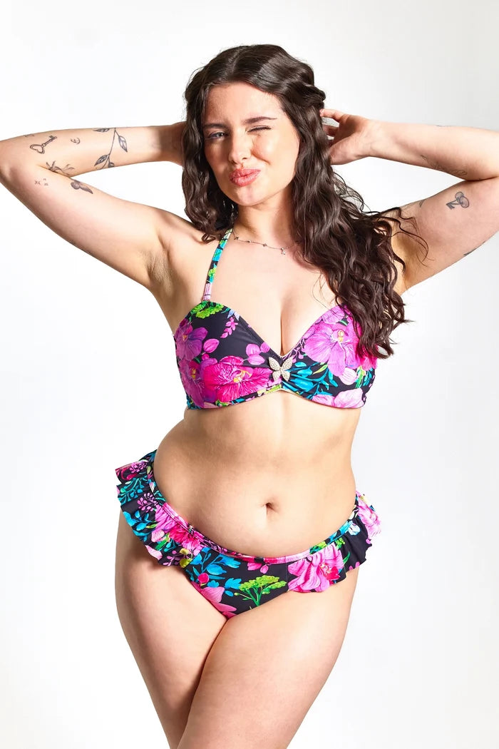 (Sample Sale) The Butterfly Bikini Top With Back Tie