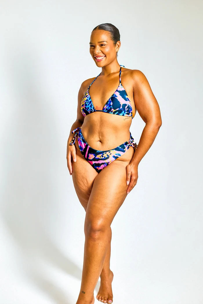 (Sample Sale) The Jungle Fever Bikini Top - Recycled Fabric