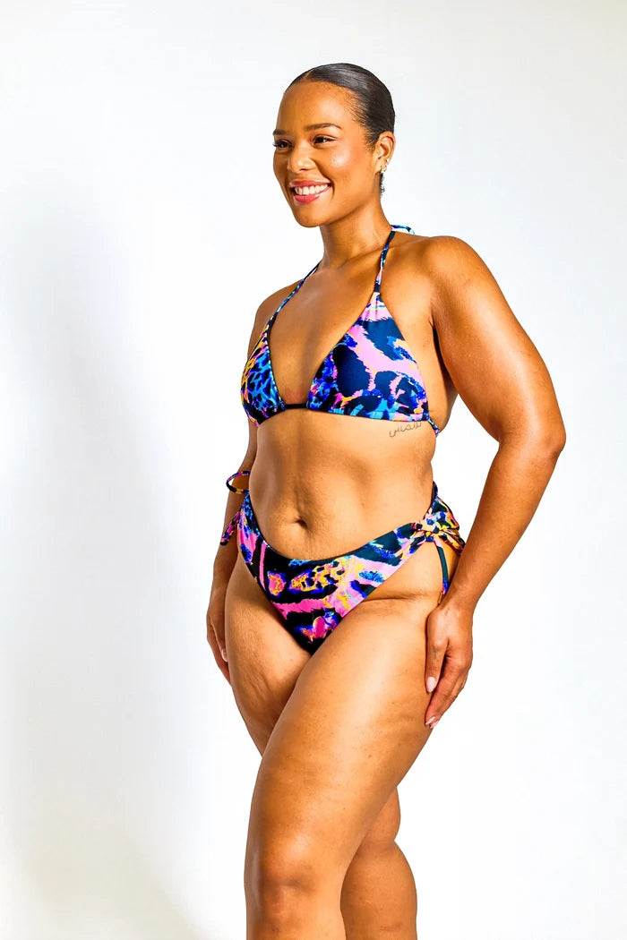 (Sample Sale) The Jungle Fever Bikini Top - Recycled Fabric