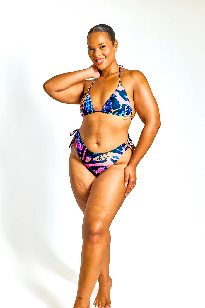 (Sample Sale) The Jungle Fever Bikini Top - Recycled Fabric