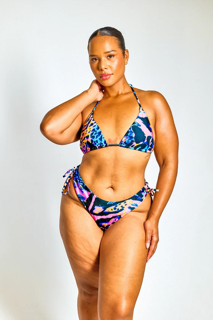 (Sample Sale) The Jungle Fever Bikini Top - Recycled Fabric