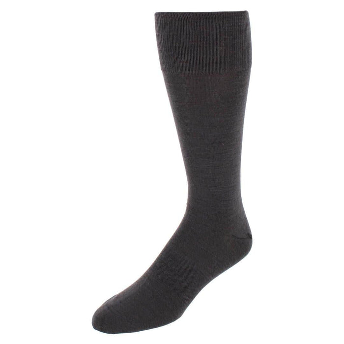 Santana Solid Colored Mid-Calf Merino Wool Socks (1 Pair)