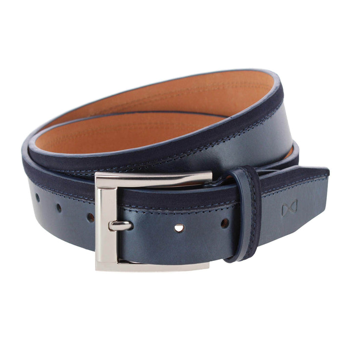 Santiago Mixed Genuine Leather Stitched 38mm Casual Belt