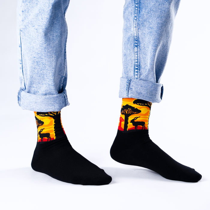 Savannah Sunset Bamboo Socks