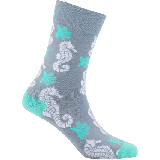 Sea Horses Bamboo Socks