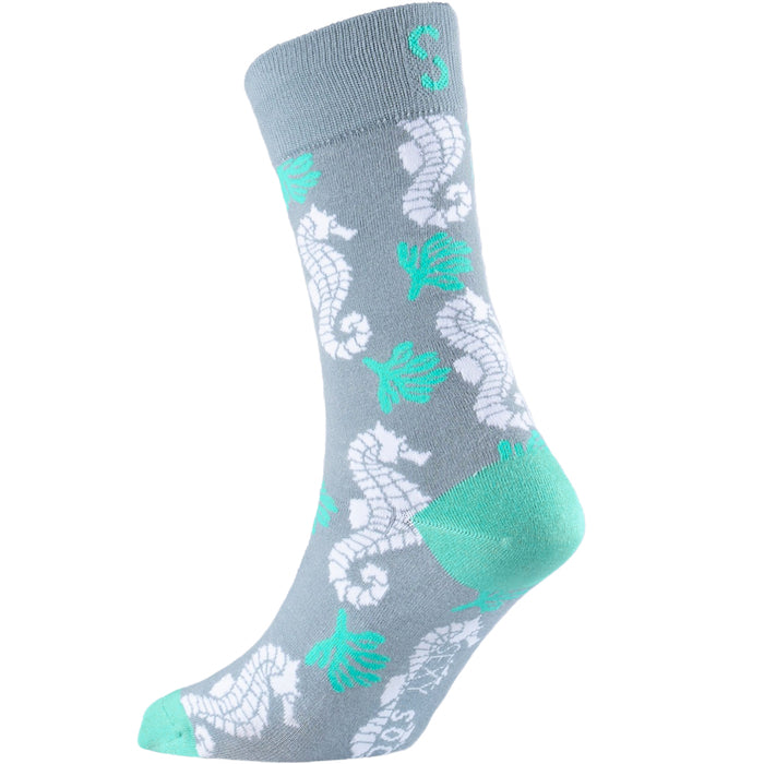 Sea Horses Bamboo Socks
