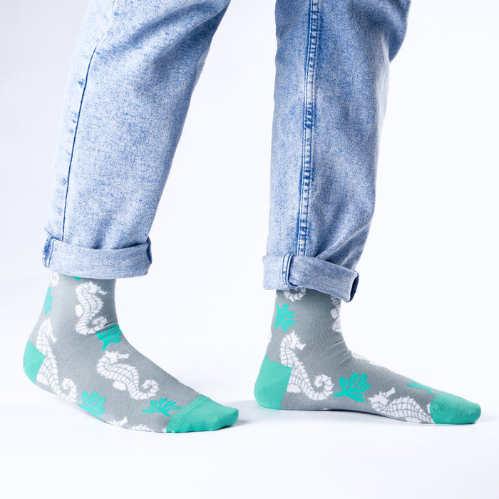 Sea Horses Bamboo Socks