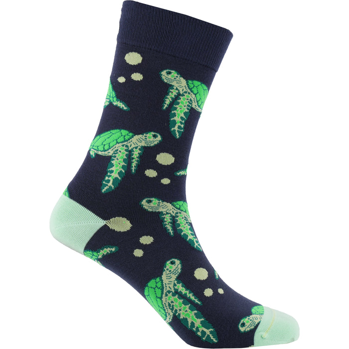 Sea Turtle Bamboo Socks