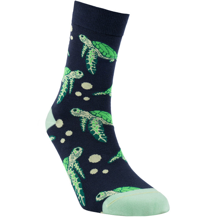 Sea Turtle Bamboo Socks