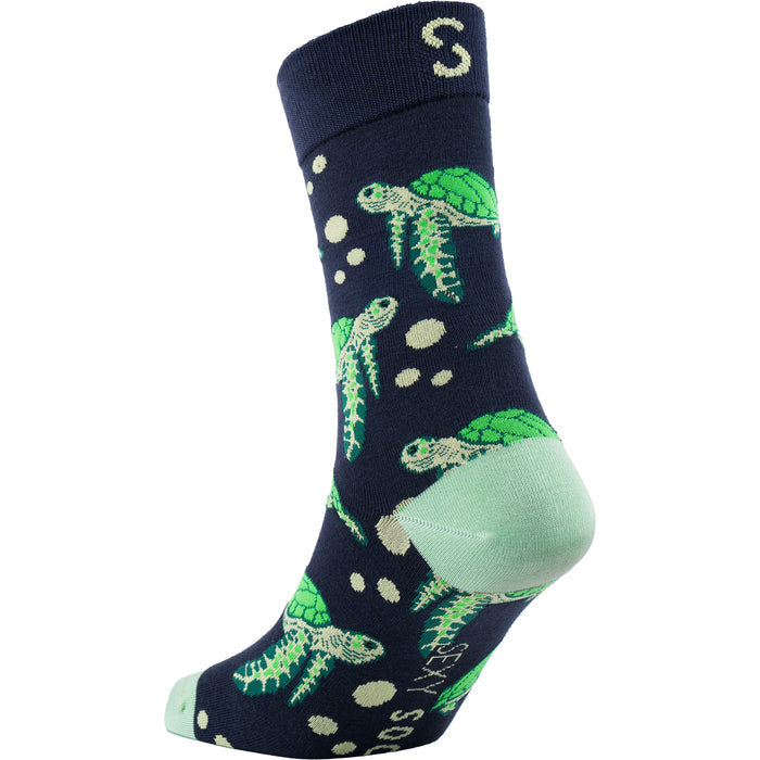 Sea Turtle Bamboo Socks