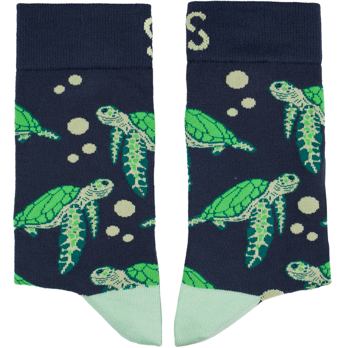 Sea Turtle Bamboo Socks