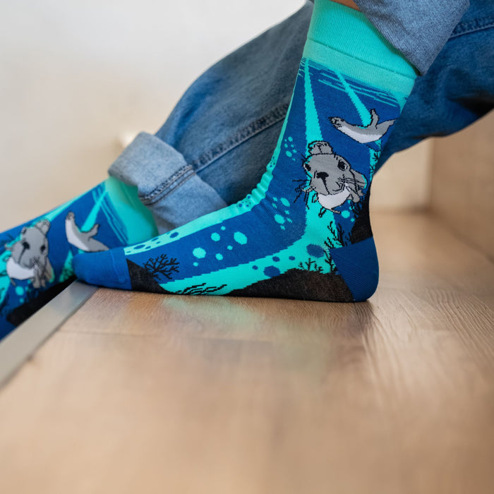 Seal Party Bamboo Socks