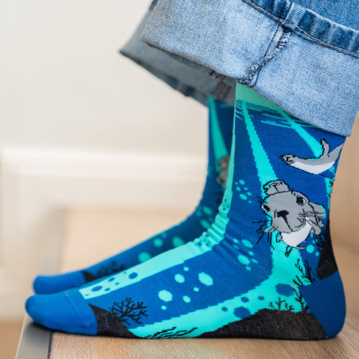 Seal Party Bamboo Socks