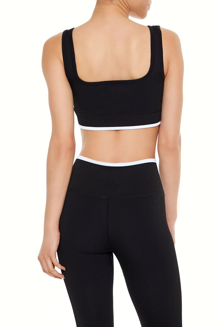 Seamless Two-Tone Sports Bra