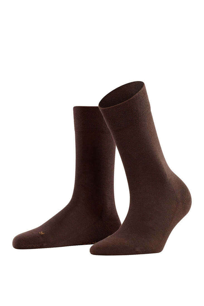 Falke Sensitive London Women's Socks Color: Dark Brown Size: 35-38 at Petticoat Lane  Greenwich, CT