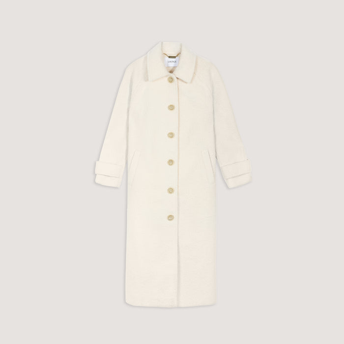 Shearling Coat - Cream