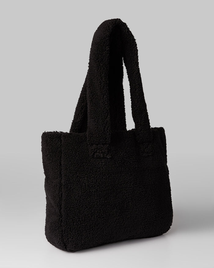 32 Degrees Black _ sherpa Tote Bag {bottom}{right}
