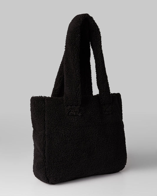 32 Degrees Black _ sherpa Tote Bag {bottom}{right}