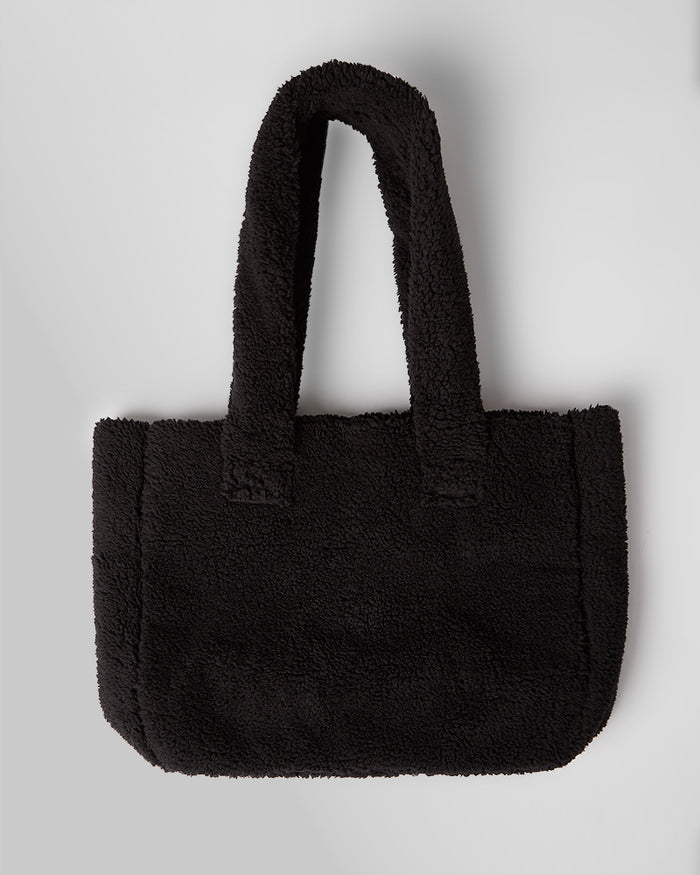 32 Degrees Black _ sherpa Tote Bag {bottom}{right}