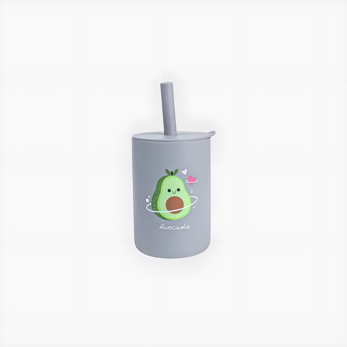 Silicone Training Fruit Cups (Grey) – Soft & Safe for Baby’s First Sips image 0