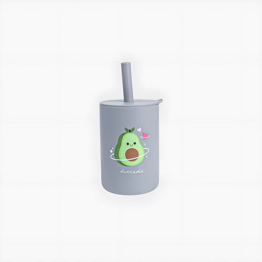 Silicone Training Fruit Cups (Grey) – Soft & Safe for Baby’s First Sips image 0