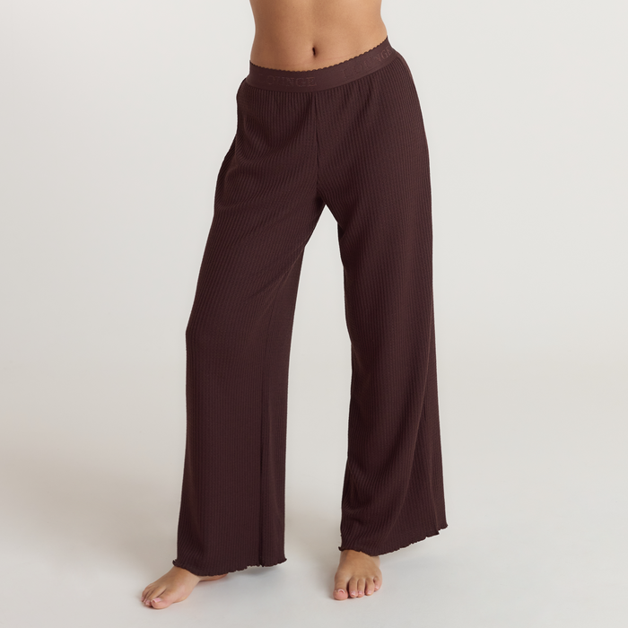 Soft Waffle Pyjama Bottoms - Dark Chocolate