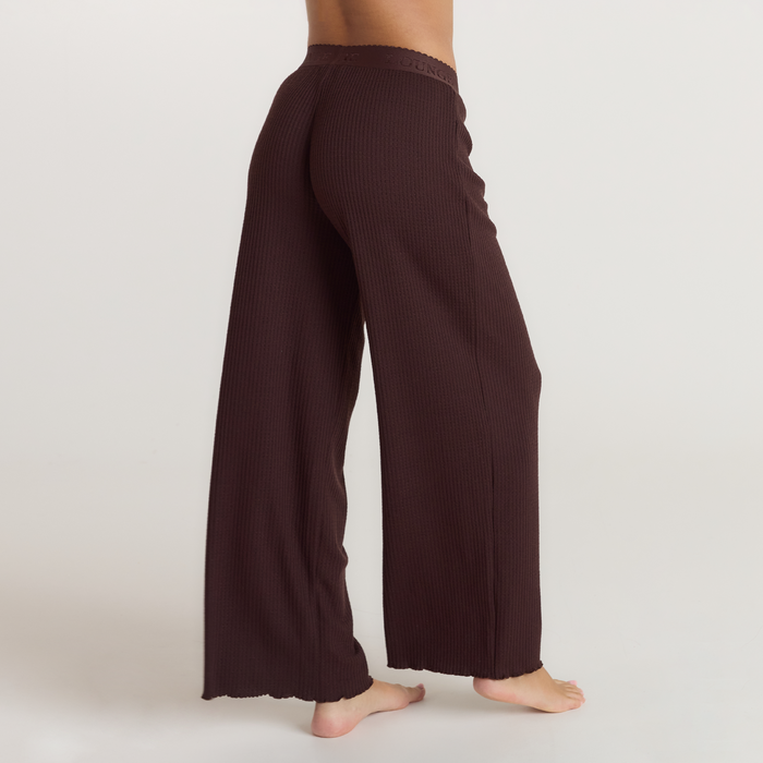 Soft Waffle Pyjama Bottoms - Dark Chocolate