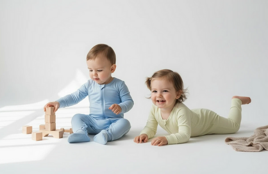 Solid Bamboo Sleepers – Soft & Breathable Baby Sleepwear image 0