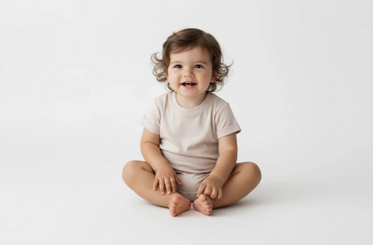 Solid Pink Bubble Bamboo Viscose Bodysuit image 0