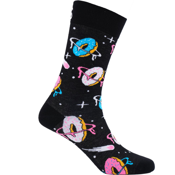 Space Donuts Bamboo Socks