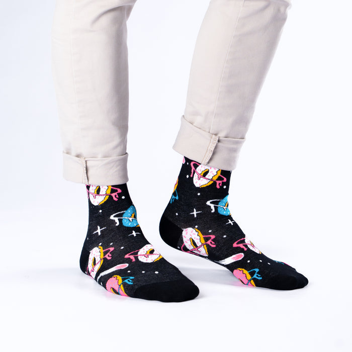 Space Donuts Bamboo Socks