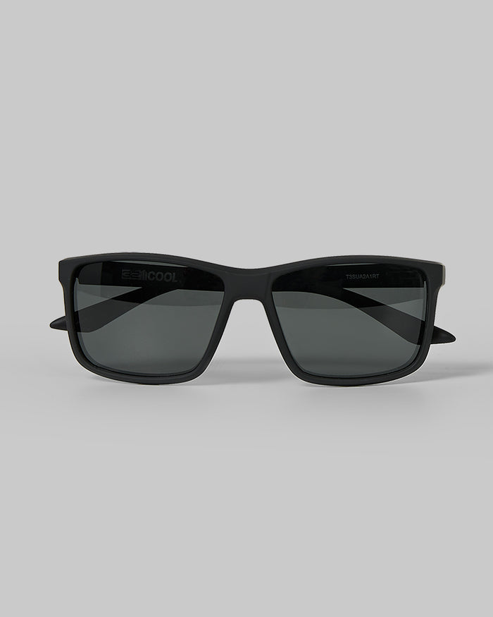 32 Degrees Black _ Unisex Square Sport Polarized Sunglasses