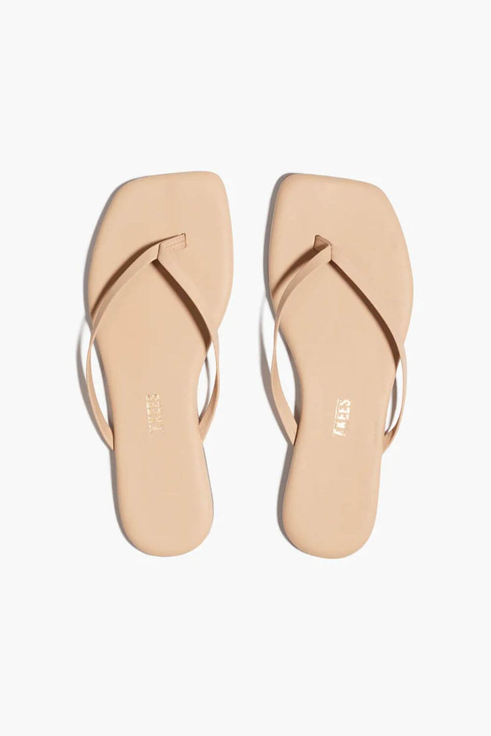 TKEES Square Toe Lily Flip Flop